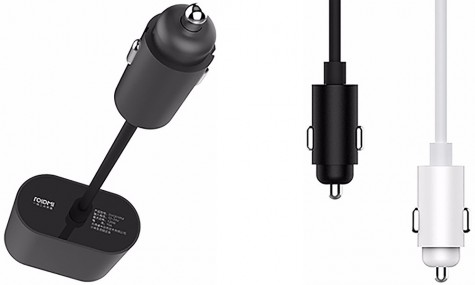 Адаптер Xiaomi RoidMi 1 to 2 charger adapter Black DYQ01RM